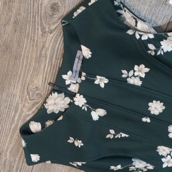 New BEAUTIFUL EMERALD DANNY AND NICOLE SIZE 10 DRESS - Picture 3 of 9